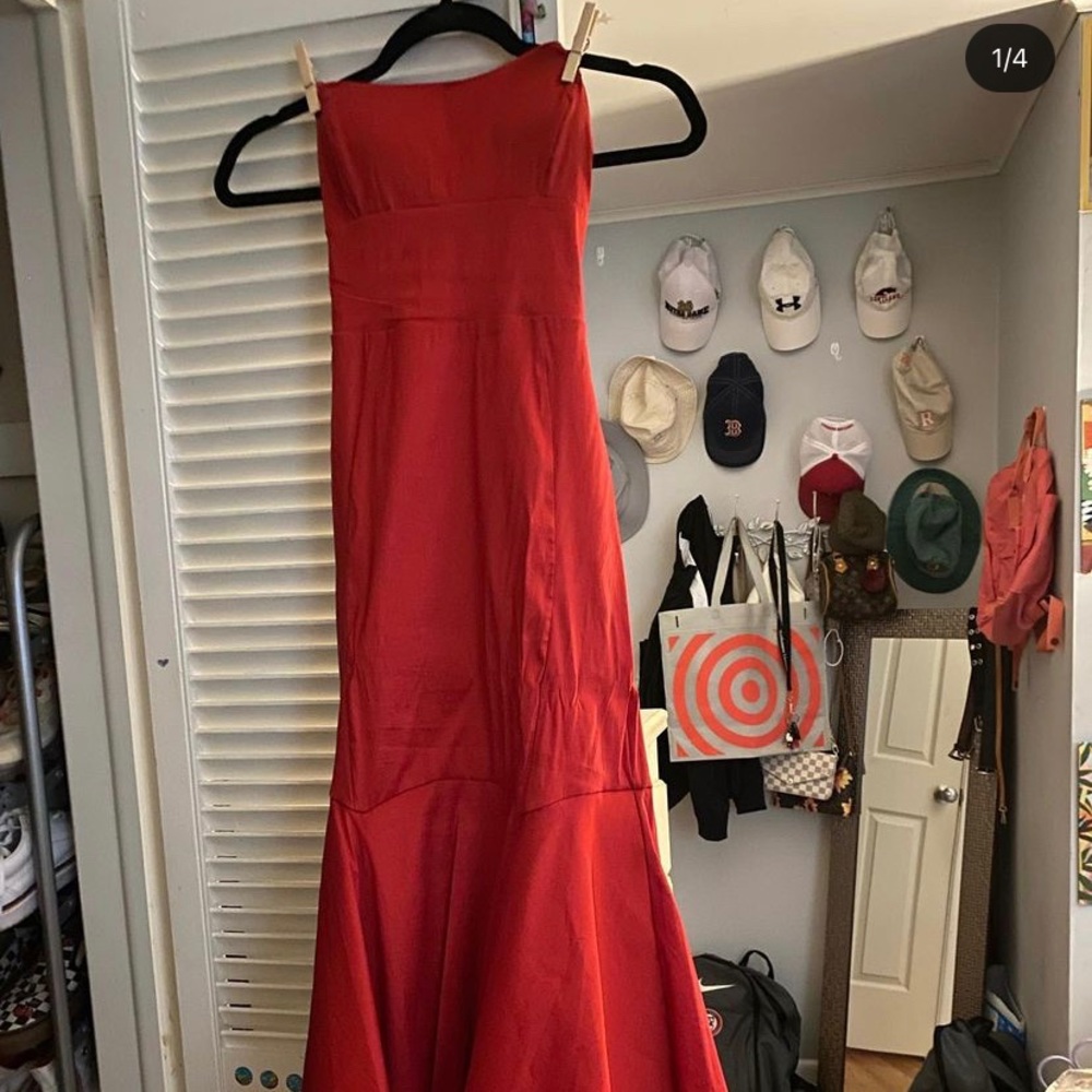 Perfect red prom dress